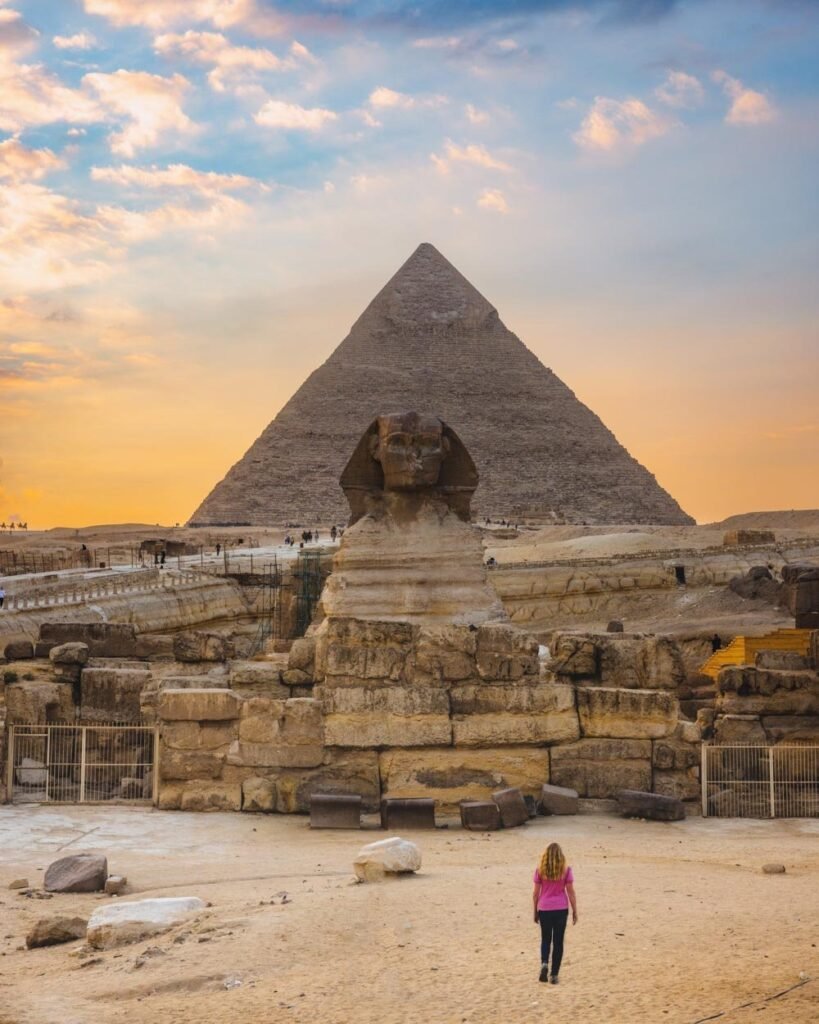 visiting the Pyramids