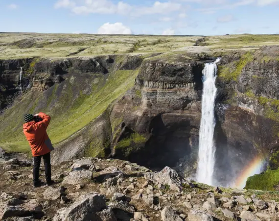 Háifoss Waterfall - Iceland Travel Guide