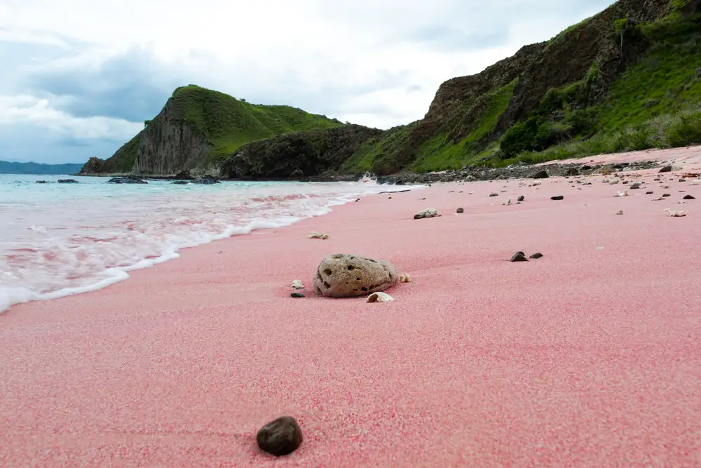 Exploring Pink Beach